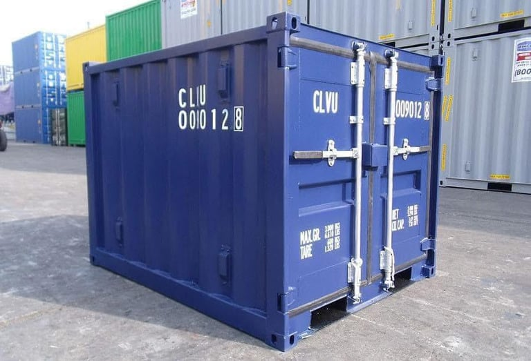Conteneur de stockage 6 pieds Neuf Bleu Conteneur de stockage 6 pieds Neuf Bleu – Image 1